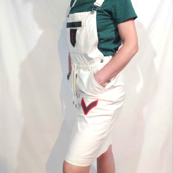 Jumper Gap Denim Dress Overalls Coveralls size Med Pockets Adjustable straps - Picture 3 of 16